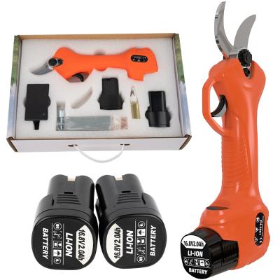 China Anti-skid Handle 16.8v 30mm Cordless Electric Pruner Scissors Garden Tree Pruner Lithium Branch Electric Pruner Shears for sale