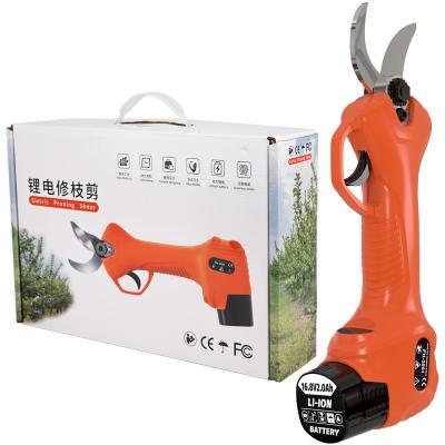 China Anti-skid Handle 16.8V 30MM Electric Cordless Pruner Shears with Lithium-ion Battery Bonsai Pruning Cutter Efficient Landscaping for sale