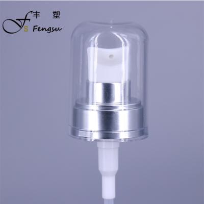 China Non Spill China 20/410 Plastic Treatment Cream Pump With Caps for sale