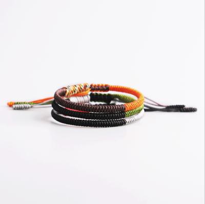 China Decorate the new Lucky Woven Bracelet three-color splice, red rope bracelet for sale