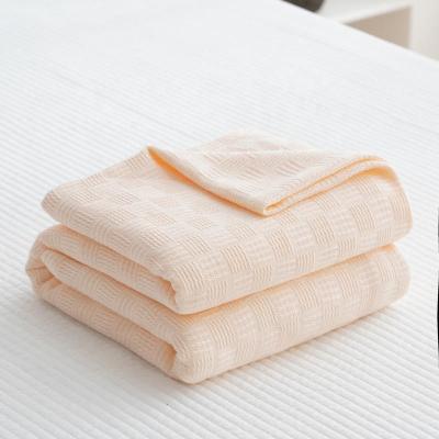 China Anti-Static Cotton Gauze Towel Blanket Is Thin Breathable Soft Skin Friendly And Used As Blanket Blanket Of Pure Cotton for sale