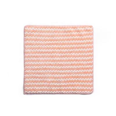 China Kitchen Compressed Coral Velvet Products Maintenance Soft Cleaning Cloth And Dish Towel Multifunctional Absorbent for sale