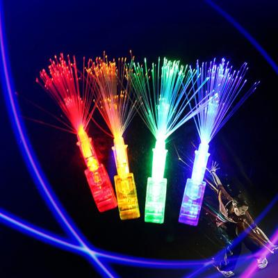 China Plastic + Soft Fiber Optic LED Strip Finger Laser Lights Glowing For Glow Color Emitting Lamps Christmas Wedding Celebration Festival Party for sale