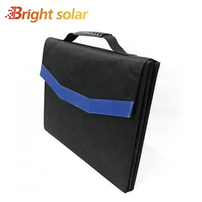 China Bright Solar Panel 100w Solar Foldable Cover For Camping 158.75mmx158.75mm for sale