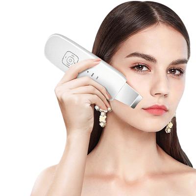 China Portable Hair Removal Beauty Face Care Spatula Dead Peel Clean Sonic Face Lifting Tighten Skin Scrubber Machine for sale