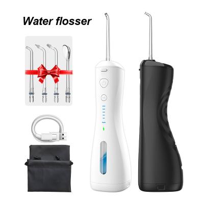 China Small Mini Cordless USB Rechargeable IPX7 USB Rechargeable Teeth Oral Dental Cleaning Flosser Irrigator Water Effectively Dental Portable Electric Teeth Cleaner for sale