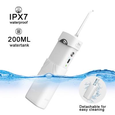 China Wholesale Dental Teeth Flosser Cleaning Home Effectively Set Teeth Cleaner Dental Teeth Cleaner Rechargeable Oral Irrigator Water Flosser with 4 Function Nozzles for sale