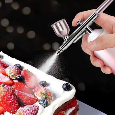 China Skin Tightening Portable Hyperbaric Oxygen Injection Device Face Airbrush Gun Nano Mist Oxygen Injection Instrument for sale