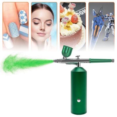 China Skin Tightening Home Use Spa Hand Held High Pressure Water Jet Wireless Airbrush Jet Oxygen Jet Injector for sale