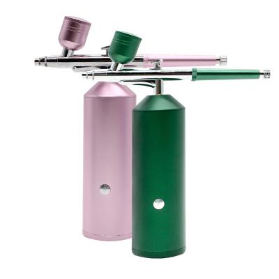 China Skin Tightening Wholesale High Quality Nano Facial Spray Gun Aluminum Alloy Oxygen Injection Instrument for sale