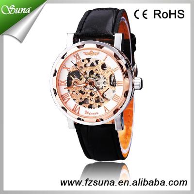 China Non-Specific China Suppliers Hand Winding And Visible Movement Automatic Mechanical Watch for sale