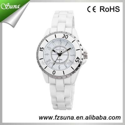 China China Supplier Vogue Lady Ceramic Wrist Watch Women Water Resistant for sale