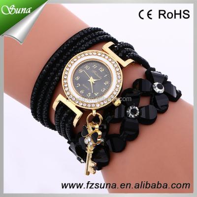 China Alibaba Trade Assurance Mar Lady Quartz Watch Women Armor Wrap China Non-Specific OEM Promotional Chain Watch for sale