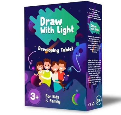 China Luminescent Lovely Child Drawing Protection Board Luminescent Glow In The Dark Paint Developing Educational Toy for sale