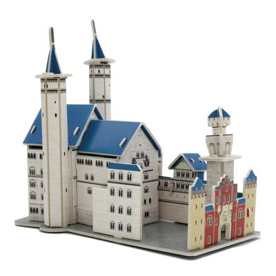 China 3D Architecture 3D Building Kits Toys Stress Relief Gifts 3D Building Model Puzzles for sale