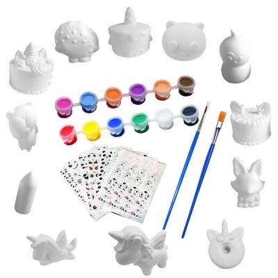 China Slow Interest Culture DIY Graffiti Bounce Toy Paint Your Own Squashy Toys for sale