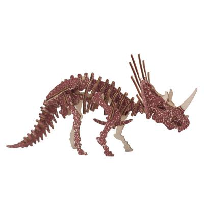 China DIY 3D Jigsaw Puzzle Toy DIY Kit Animal Action Figure Wooden Model Toy Jigsaw Puzzle Gift for sale