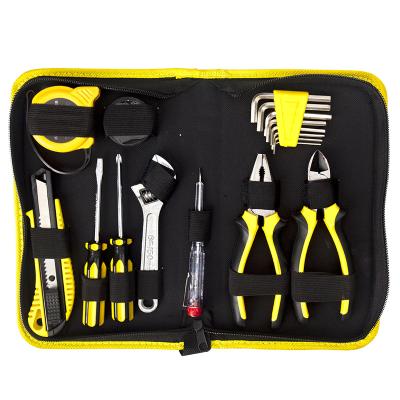 China Multifuction Tool Kit Factory Price 18 Pcs Household Tool Kits Hardware Toolbox Kit Home Set for sale