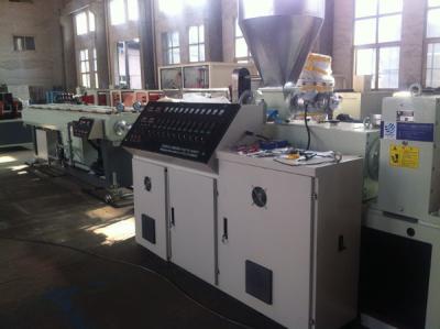 China 20-63mm pvc pipe production line DOUBLE OUTPUT EXTRUSION(CE mark) for sale