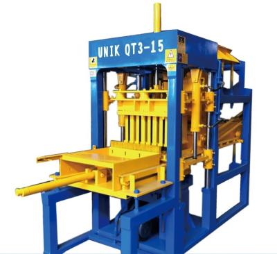 China Hot selling QT3-15 Concrete Block Making Machine with low price for sale