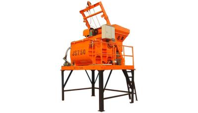 China Twin-shaft Mixers JS500, JS750, JS1000 high quality for brick making machine, block production line for sale