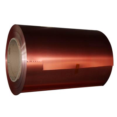 China Construction Red Copper Coated Aluminum Coil For Composite Panel for sale