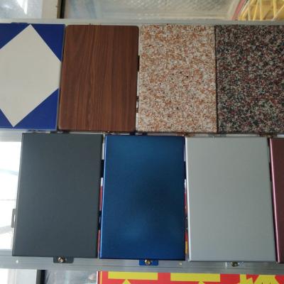 China Facade wall PVDF coated facade aluminum solid wall panels curtal wall for sale