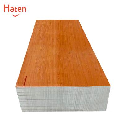 China Decoration Wood Grain Color Coated 3mm Thick Aluminum Sheet for sale