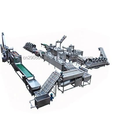 China Industrial Food Processing Machine Potato Chips Production Line Fully Automatic Potato Chips French Fries Processing Machine for sale