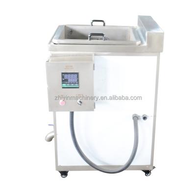 China Semi-automatic Heating Electric Fryer Electric Snacks Frying Potato Chips Onion Frying Machine Potato Chips Frying Machine 304 Stainless Steel for sale