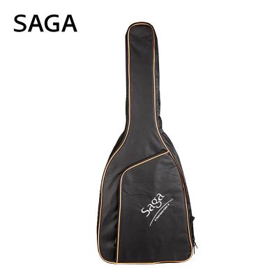 China Gitar/de Bass Saga 41inch quality acoustic orange bag full height hard edge guitar for sale for sale