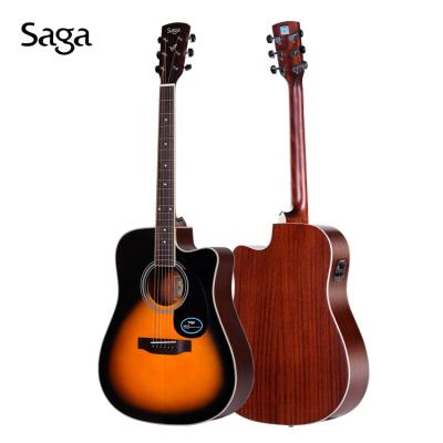 China Sapele SAGA 700 Series 41 Inch Flawless Wood Electric Guitar Best Customize Guitar High Quality at Very Cheap Price for sale