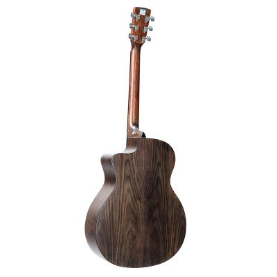 China Wholesale Price 41 Inch Retro Acoustic Guitars Musical Instruments Walnut Saga Chinese Factory for sale