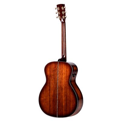 China Southern Hemisphere Solid Acacia SAGA OEM cost effective hot sale K1 series 36/40/41 inch atin/matte all solid acacia wood classic wood cheap electric guitar for sale