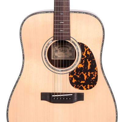 China Rosewood SAGA Factory Direct Selling Left Handed Stander 40/41 Inch Solid Top Wood Cheap Price High Quality Acoustic Guitar for sale