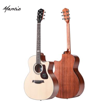 China Mahogany Inventor Cheap Price Solid Wholesale Instruments 41 Inch Stringed Acoustic Electric Guitars for sale