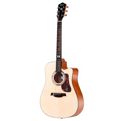 China Cherry Red High Quality Cheap Price 41 Inch Series GT-1 Handmade Classical Guitar for sale