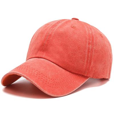 China Factory JOINT Whole Washed Hat Baseball Cap Without Logo White Washed Hat for sale