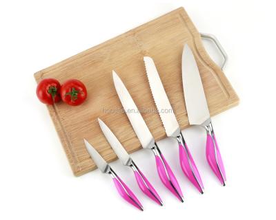 China Kitchen Use Factory Wholesale High Quality 5PCS Stainless Steel Kitchen Knife Set for sale