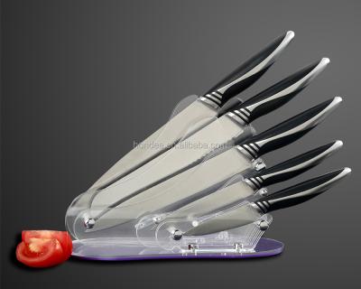 China Wholesale High Quality Chef Knives Set of Viable Factory Stainless Steel Kitchen Knife Set for sale