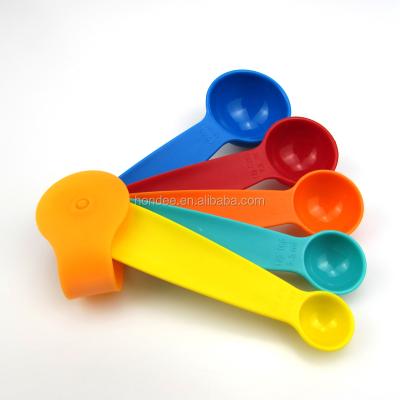 China Factory Directly Sustainable Colored Spoon Set Plastic Doser Set for sale