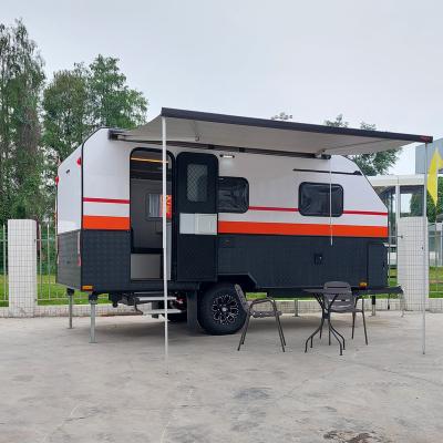 China SAINTFAN Lightweight SFY008 Solar Luxury Motorhome Traveling Trailer Motorhome For Sale for sale