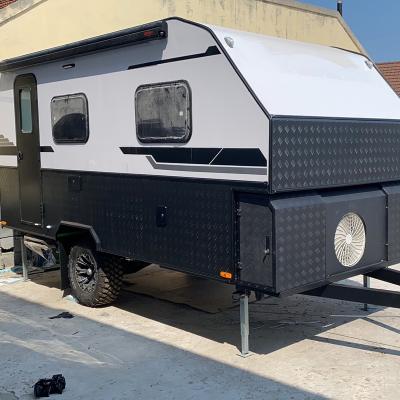 China SAINTFAN SFY008 Lightweight Offroad Luxury Camping Travel Trailer Sales for sale