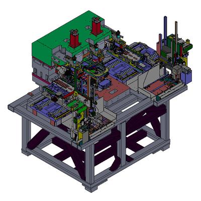 China Electronic Component SMD LED Component Die Gluing Process Automatic Flip Chip Bonder Wafer Stripping and Feeding and Accurately Placed Die Gluing Line for sale