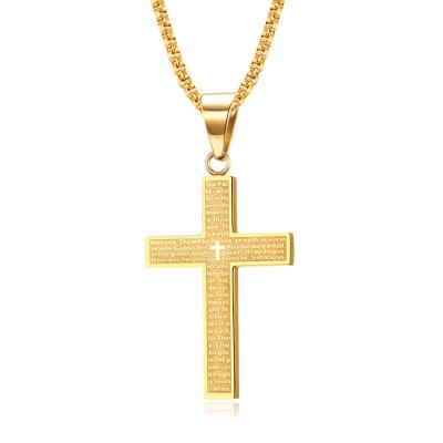 China Hip Hop Hip Hop Ankh Cross Necklace Micro Pendant Pave Zircon Egyptian Style Chain Necklace for sale