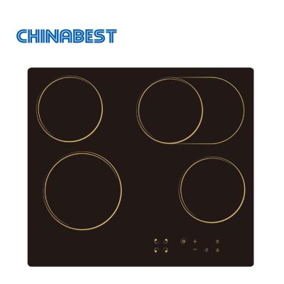 China Ceramic / Glass High Performance 4 Zone Cooktop Ceramic Electric Cooking Stove for sale