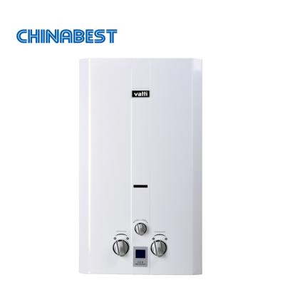 China Pure Copper Heat Exchanger W Series Tankless Flue Gas Flashing Exhaust Type Flash Water Heater for sale