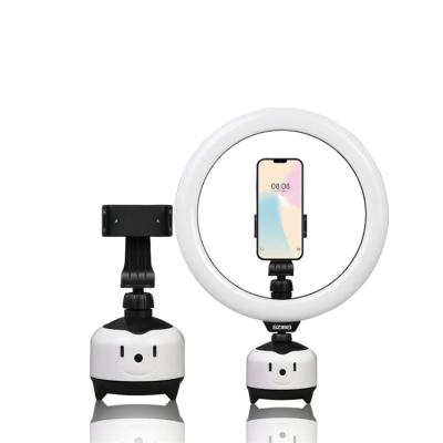 China Mobile Phone New Product Ideas Led Ring Fill Light Auto Face Object Selfie Tracking Stick for sale