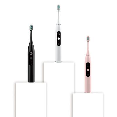 China Sonic Electric Toothbrush Cheap Price Powerful Wholesale Oral Care Sonic Whitening Smart Electric Toothbrush 5 Mode Automatic Rechargeable for sale