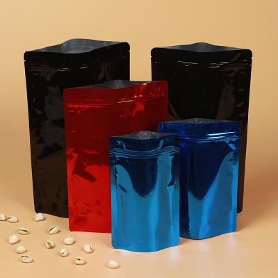 China Custom Color Vertical Food Pouch With Zipper Lock For Food Bag Packaging for sale